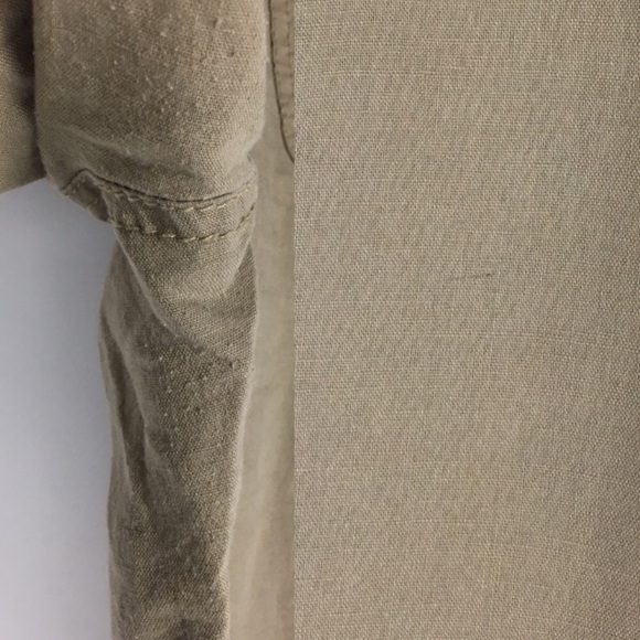 AMERICAN RAG Linen Drawstring Pants Lagenlook Minimalist Lounge Y2K Style Size 1 - Picture 8 of 9